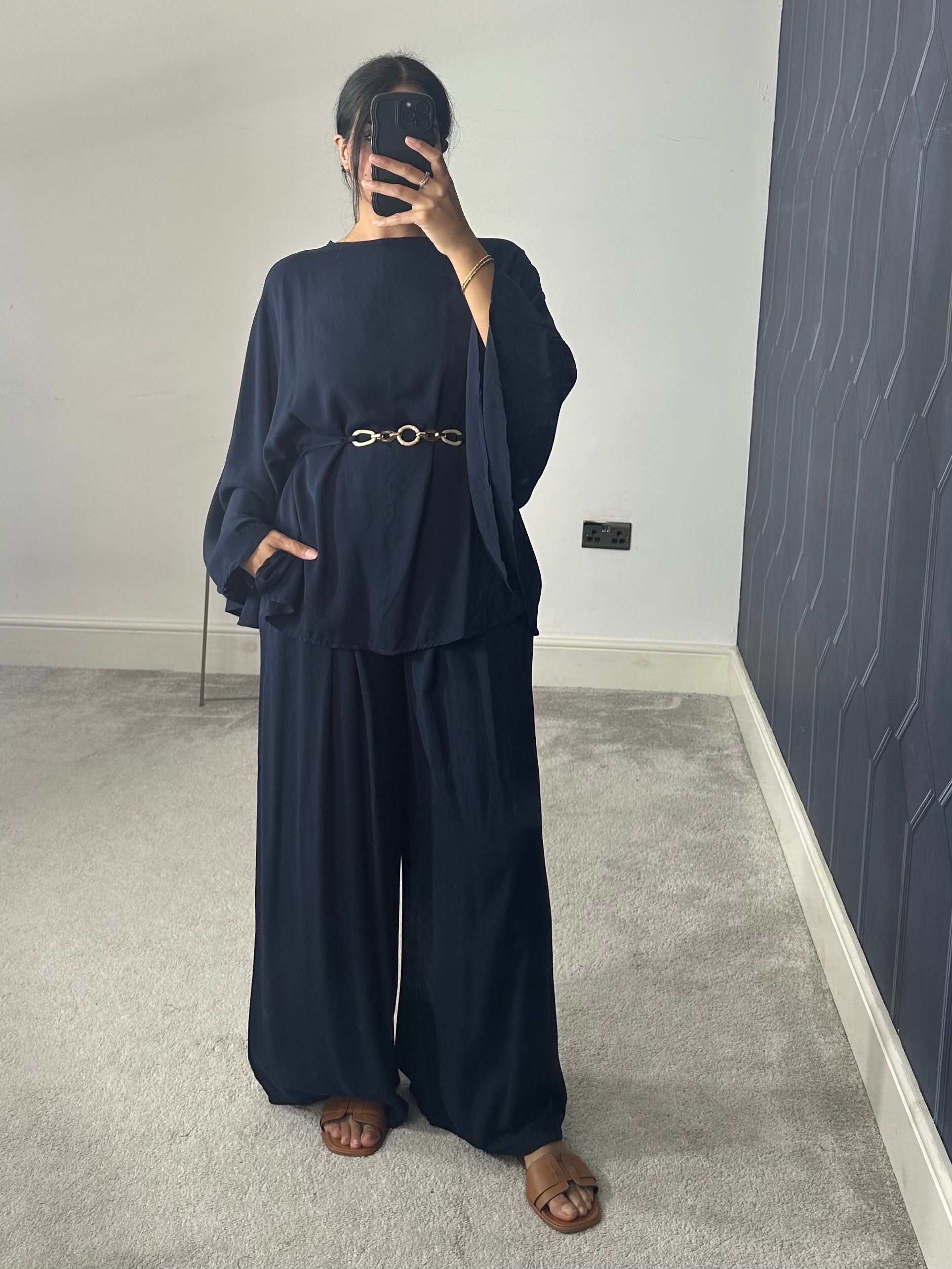 Aaira Poncho Style 2 piece co-ords