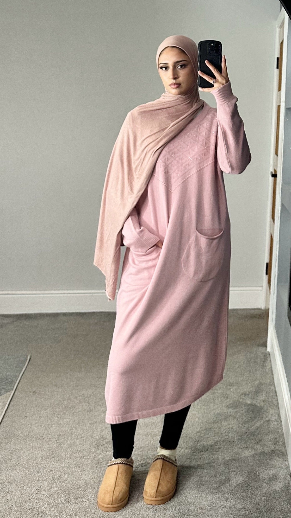 Leema soft knit pocket dress