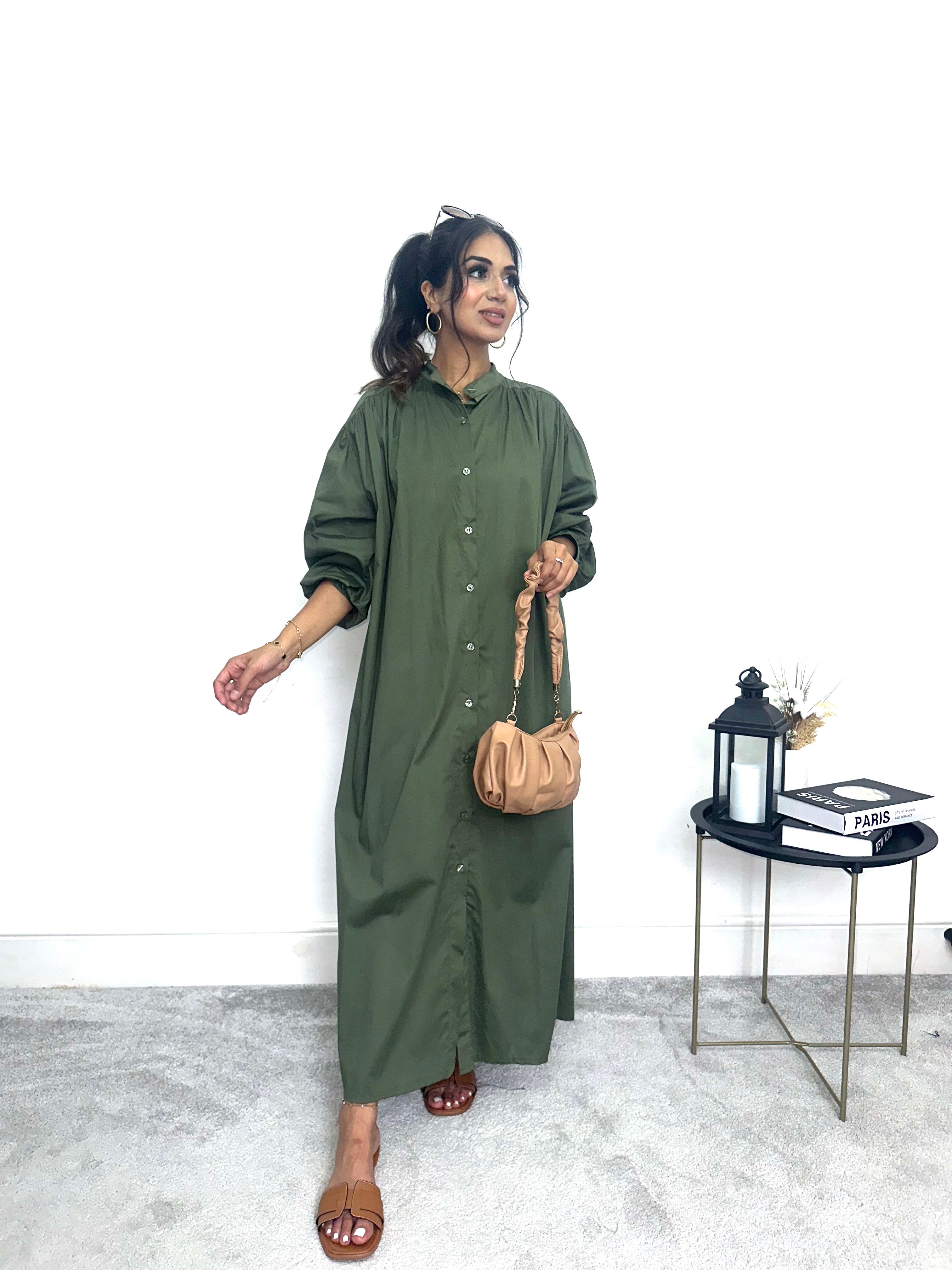 Summer Shirt Maxi Dress