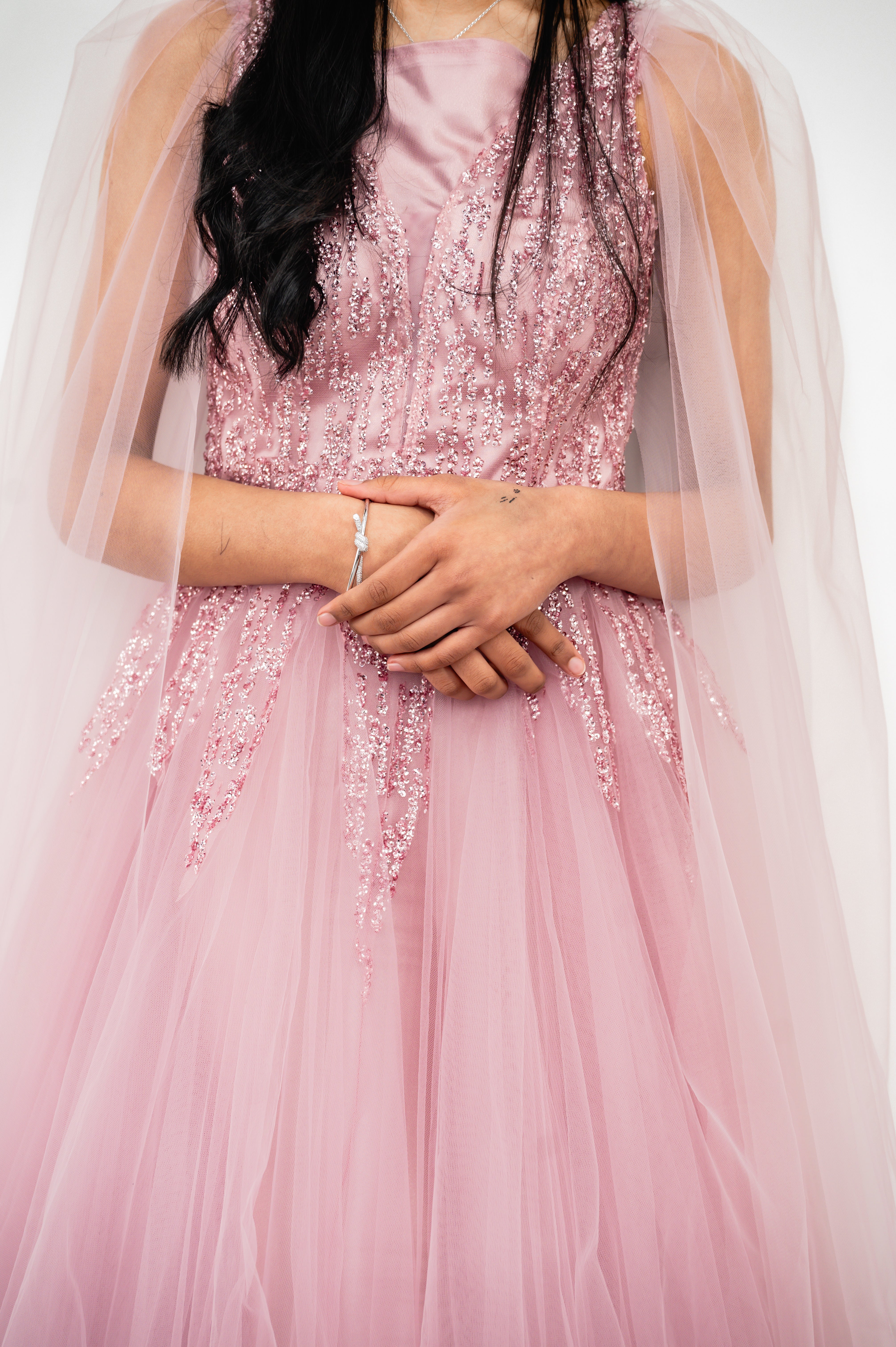 Melike Tulle Gown (Pink)