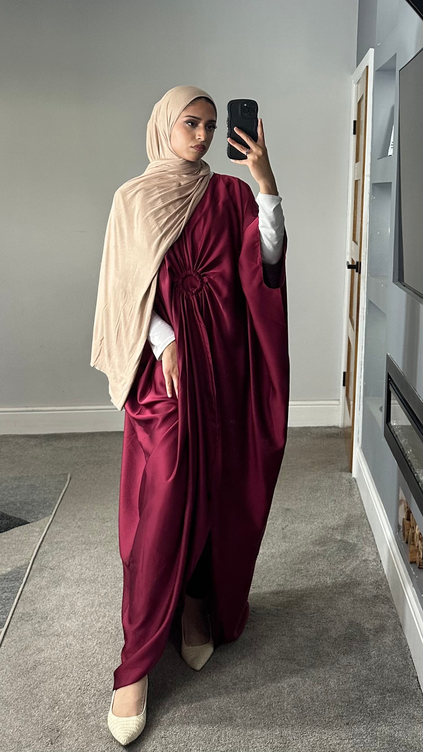 Aysel Satin Kaftan