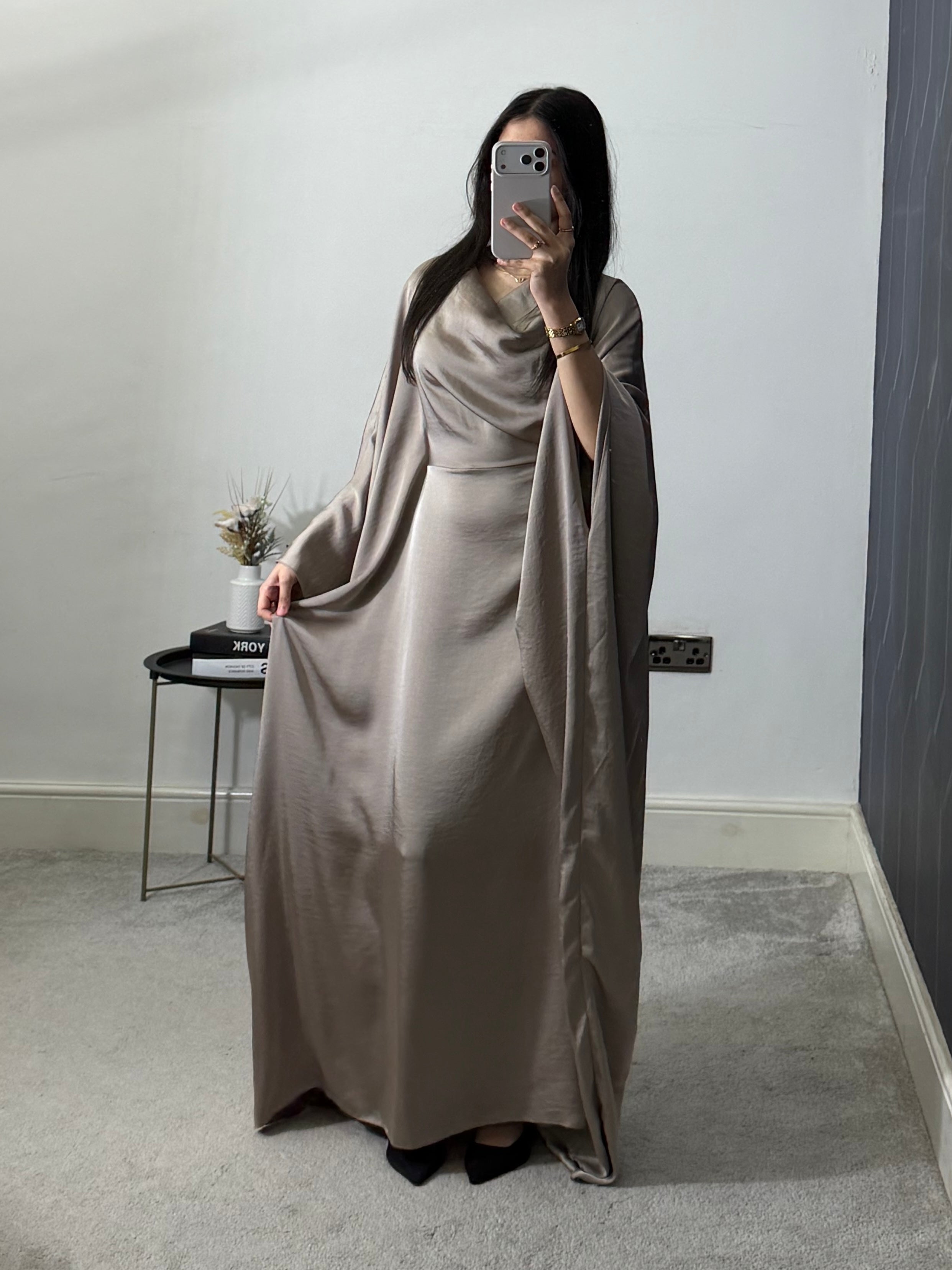 Aleena Kaftan Dress with inner belt