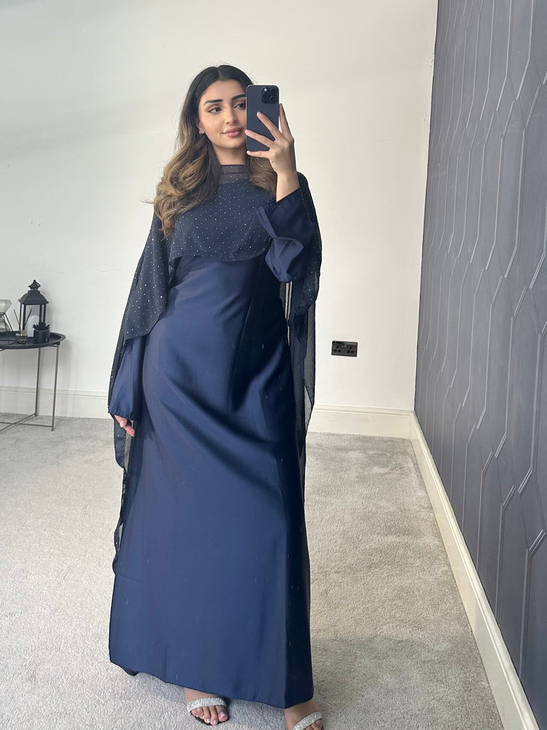 Areeba cape 2 piece cape Dress