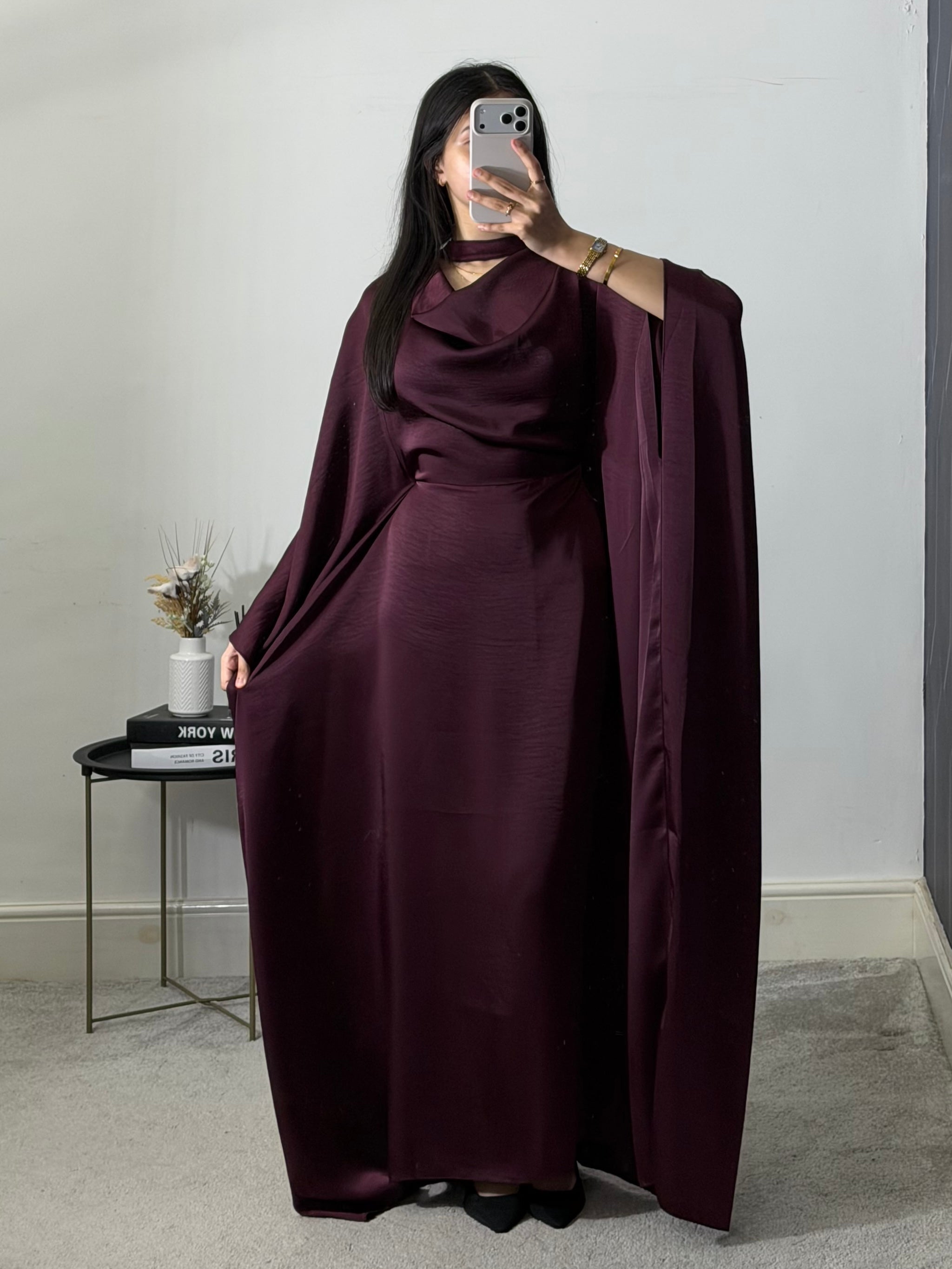 Aleena Kaftan Dress with inner belt