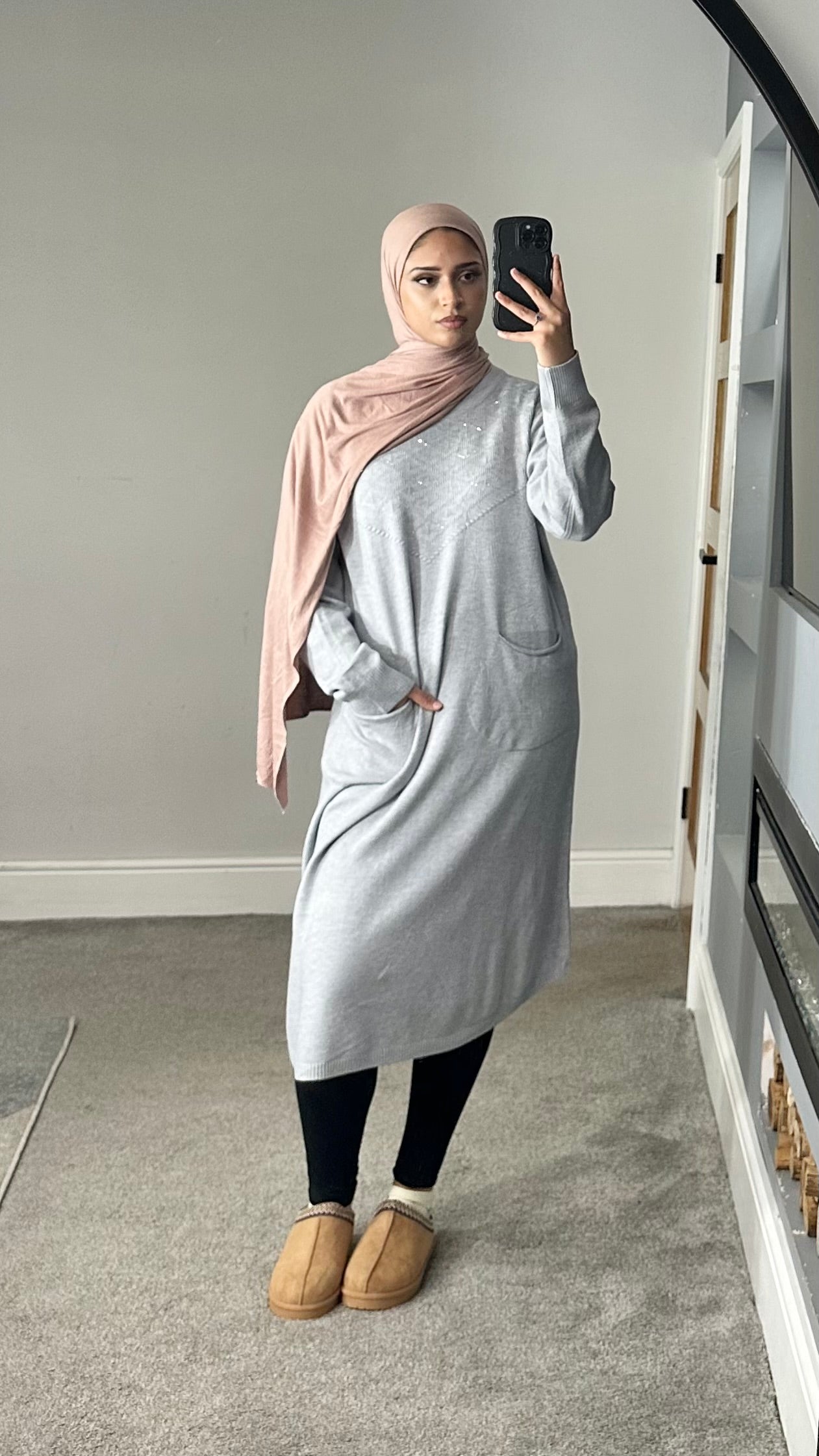 Leema soft knit pocket dress
