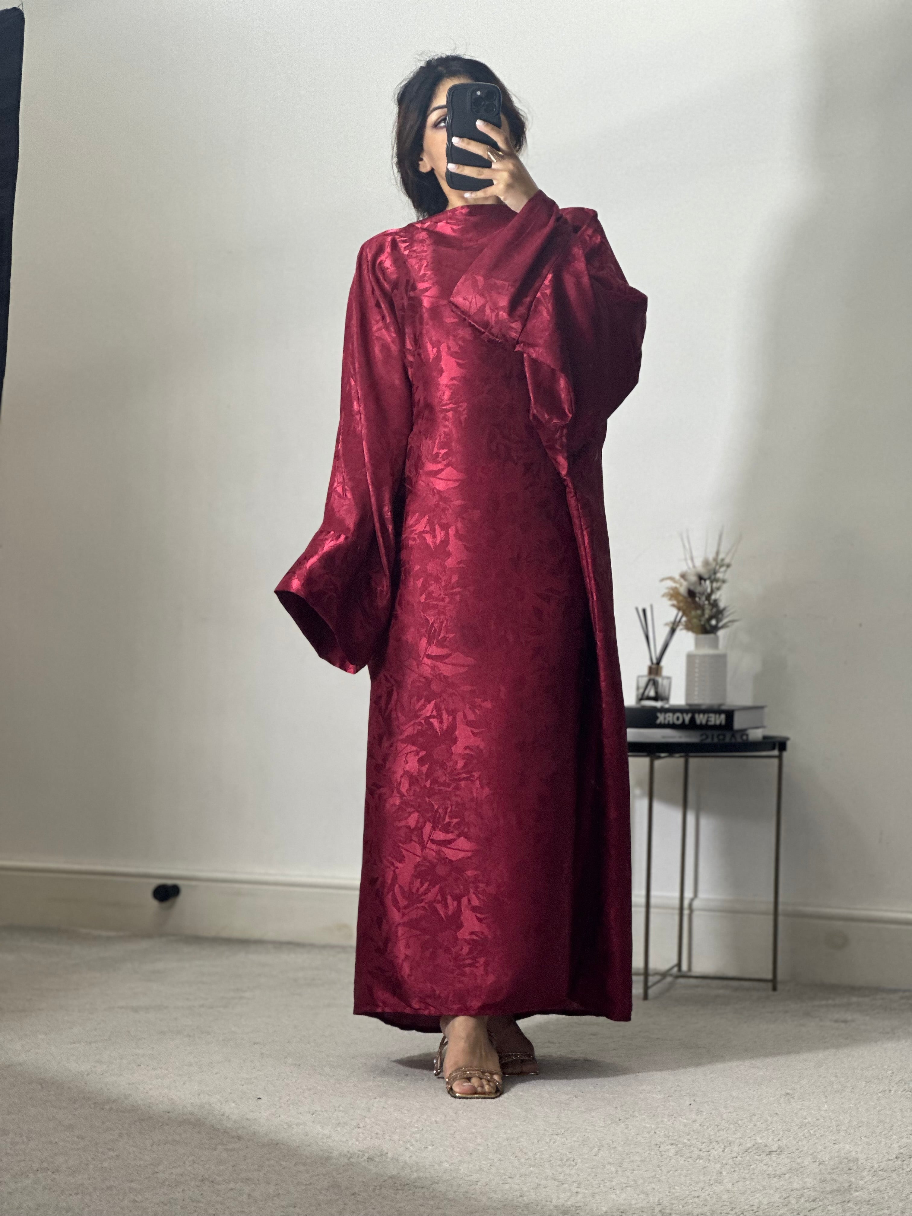 Bloom Satin Maxi Dress