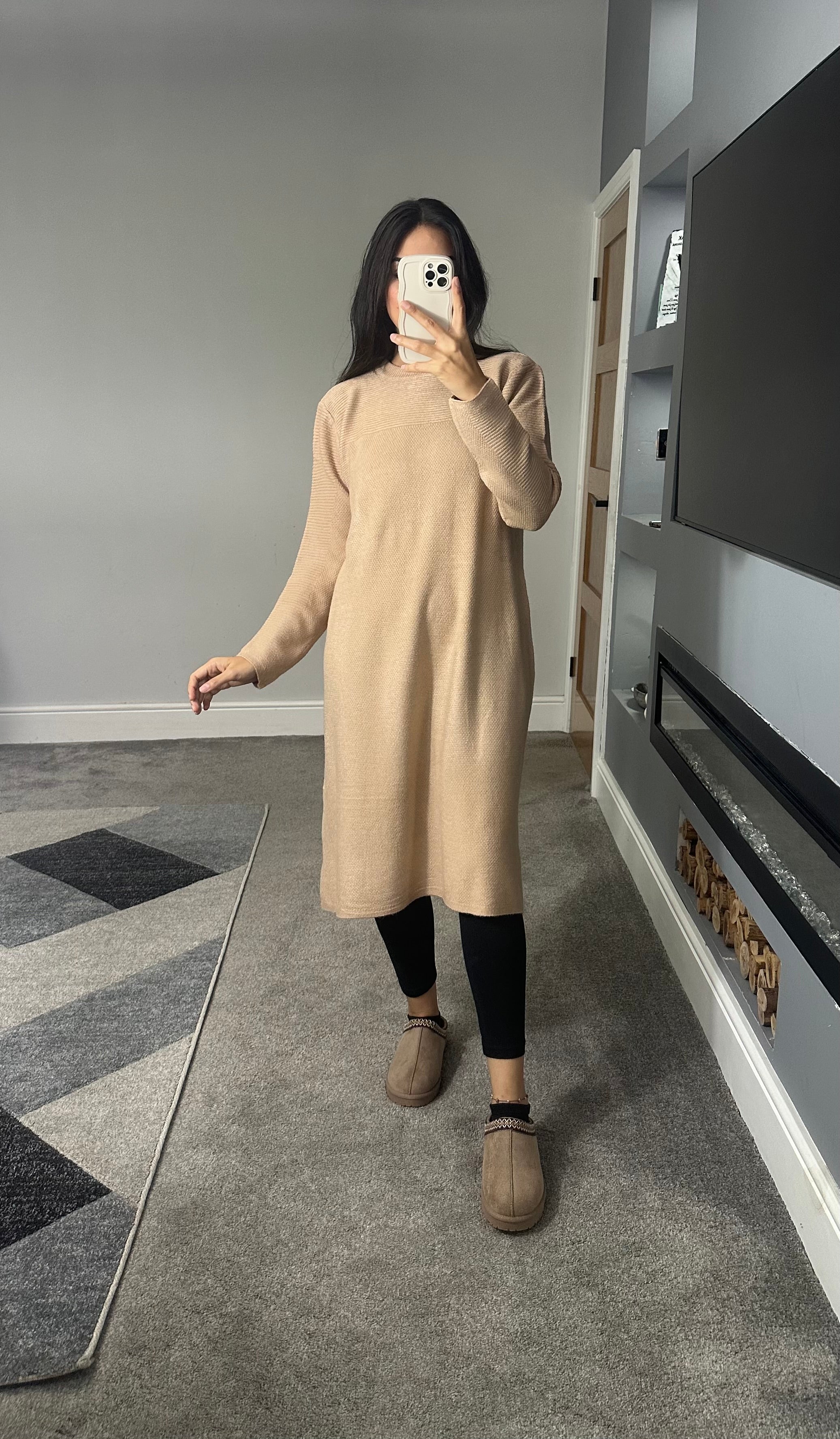 Leena Soft knitted jumper dress