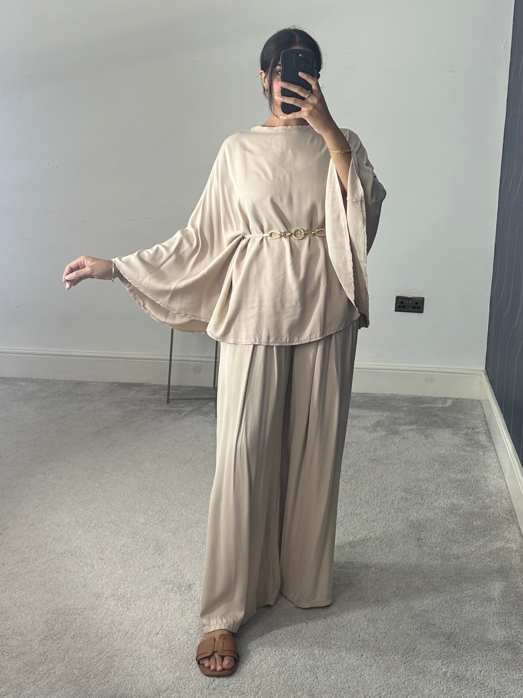 Aaira Poncho Style 2 piece co-ords