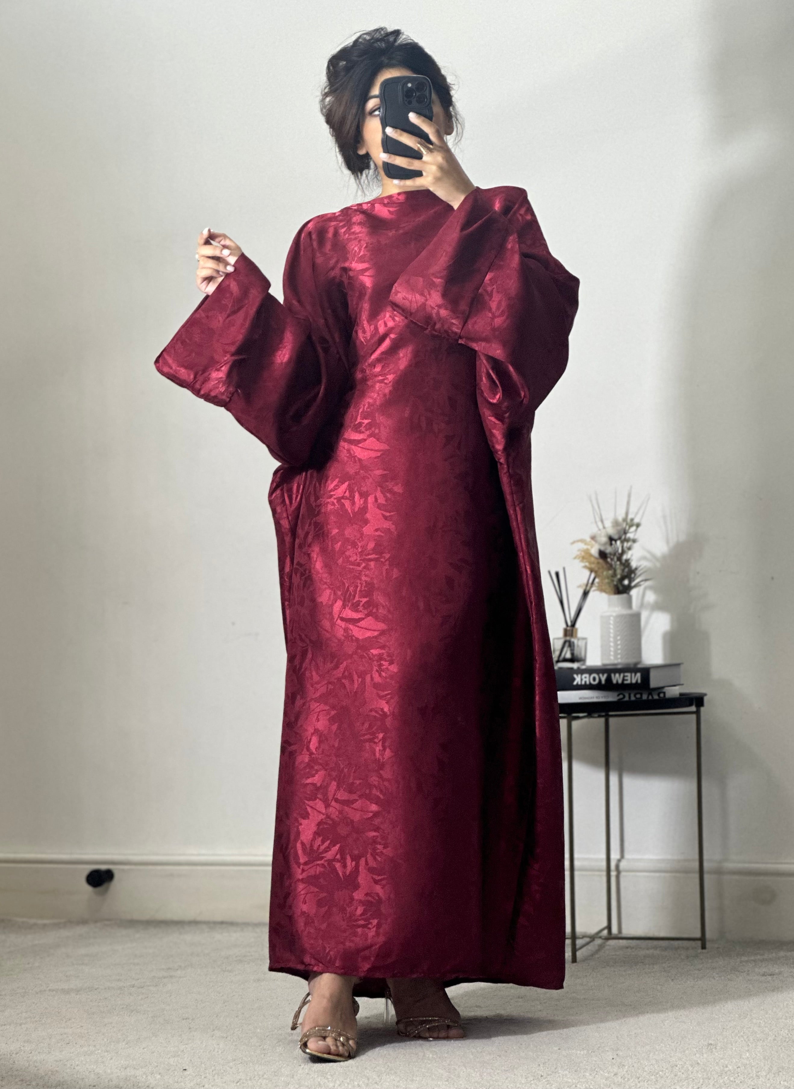 Bloom Satin Maxi Dress