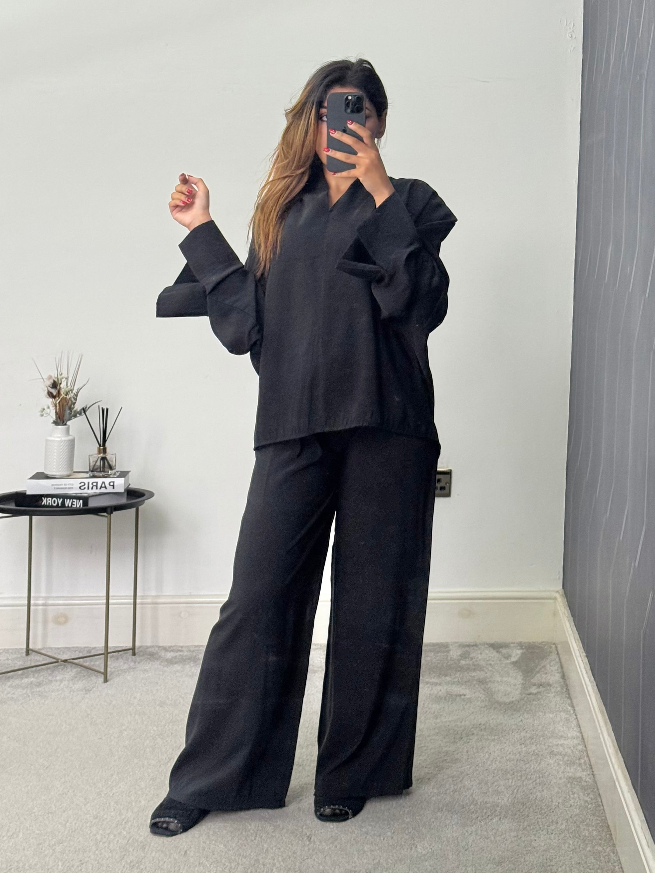 Neha soft drape batwing co ord set