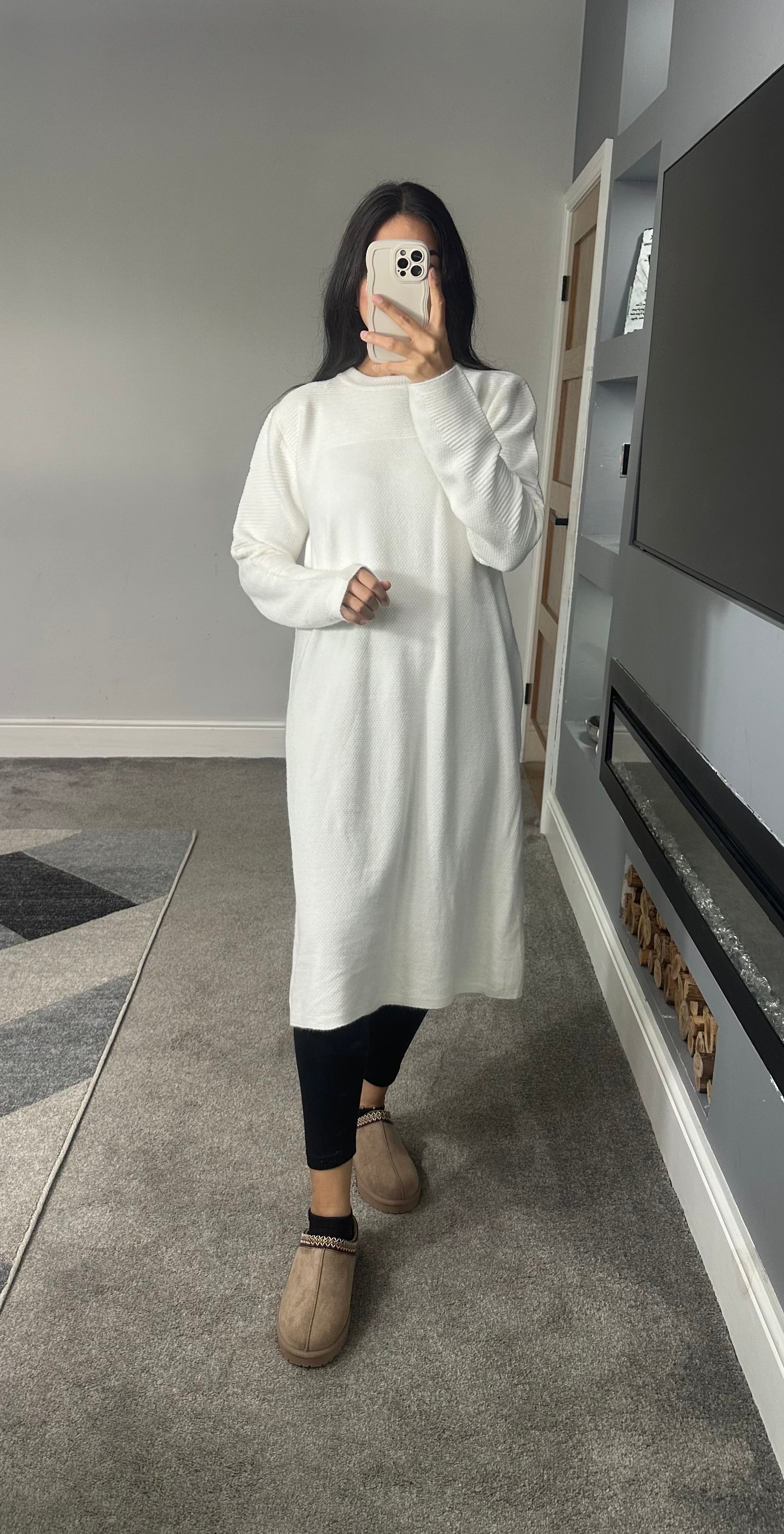 Leena Soft knitted jumper dress