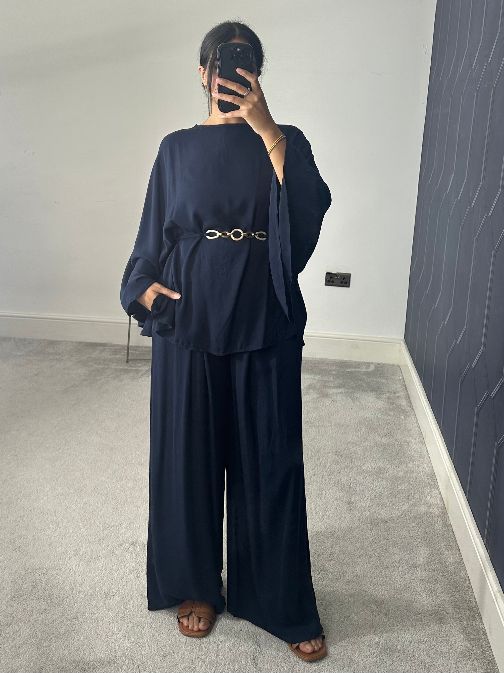 Aaira Poncho Style 2 piece co-ords