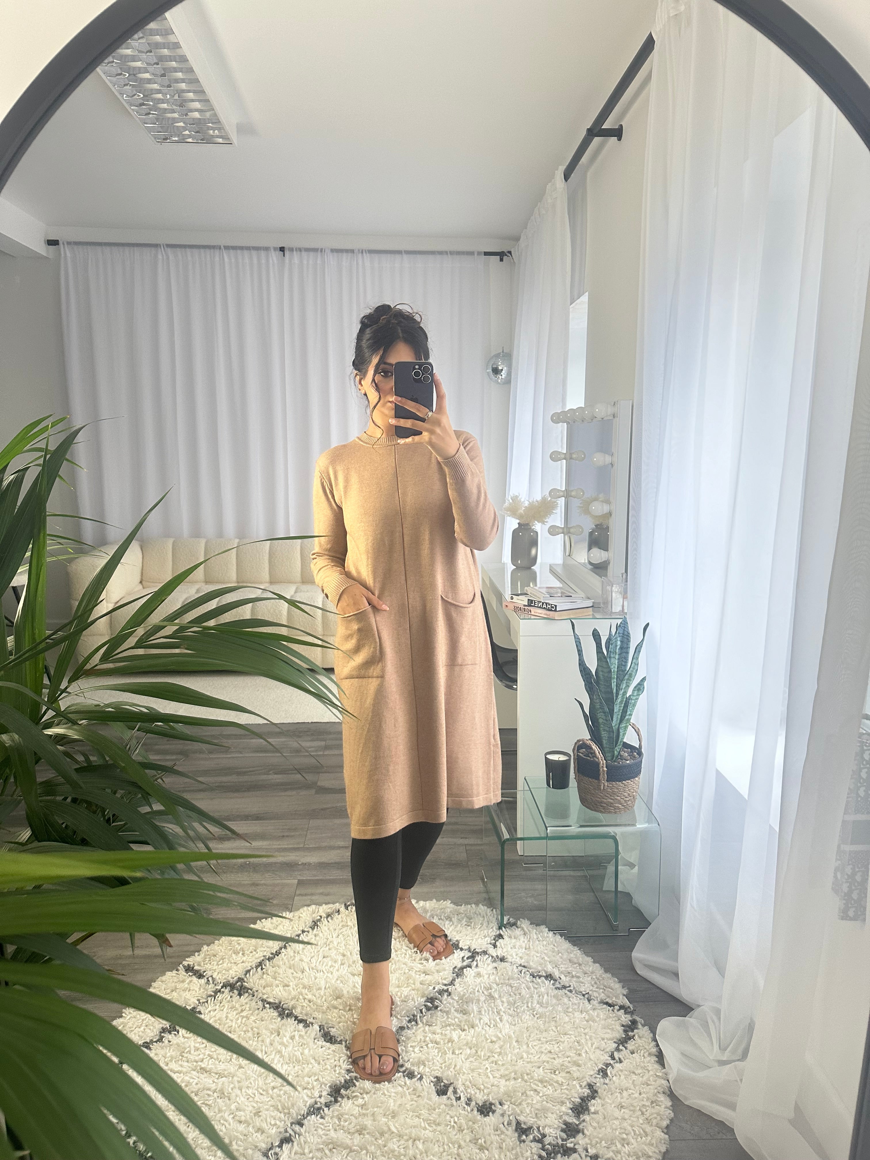 Arooj soft knitted dress