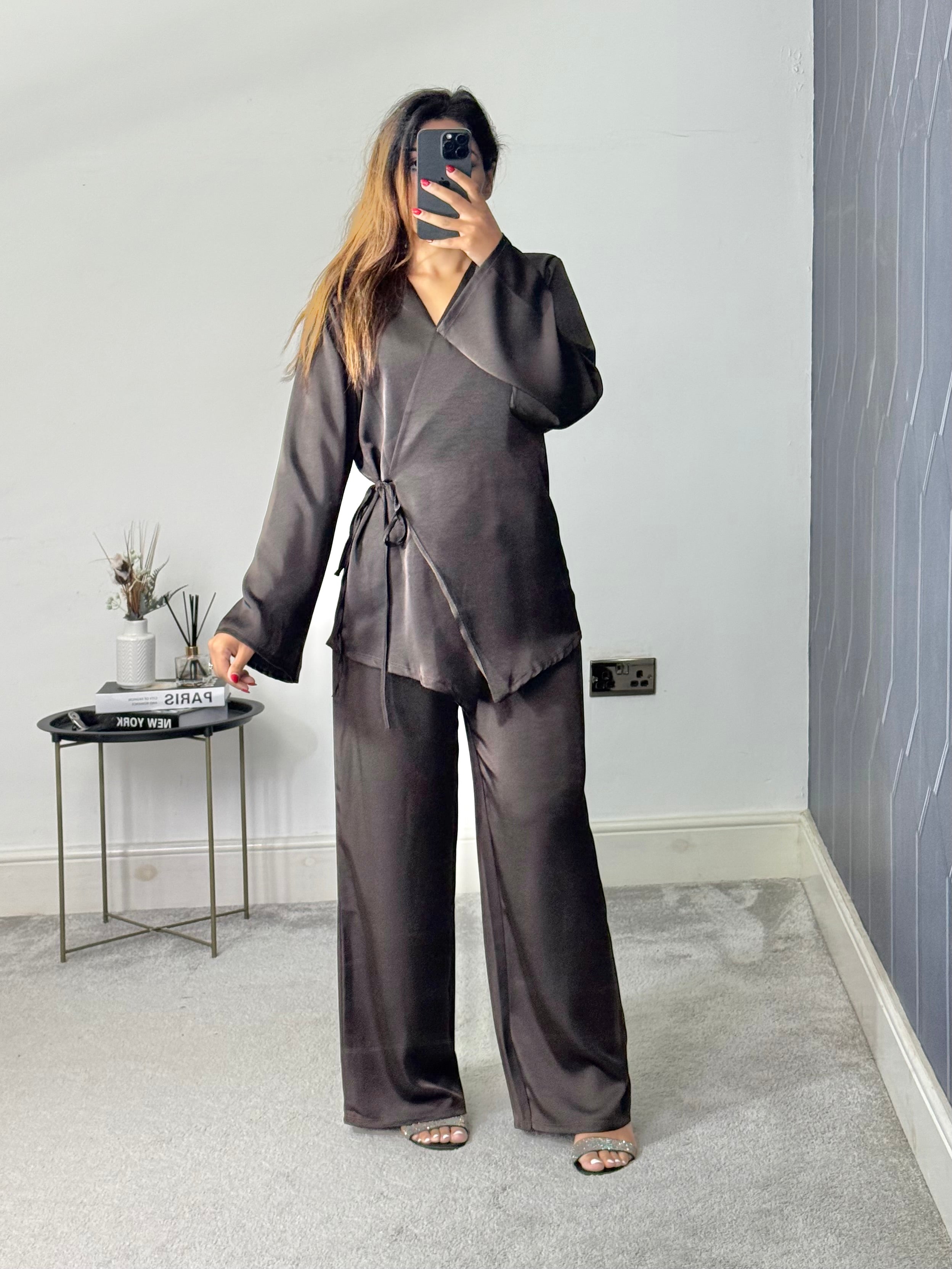 Husna Wrap style Co ord set