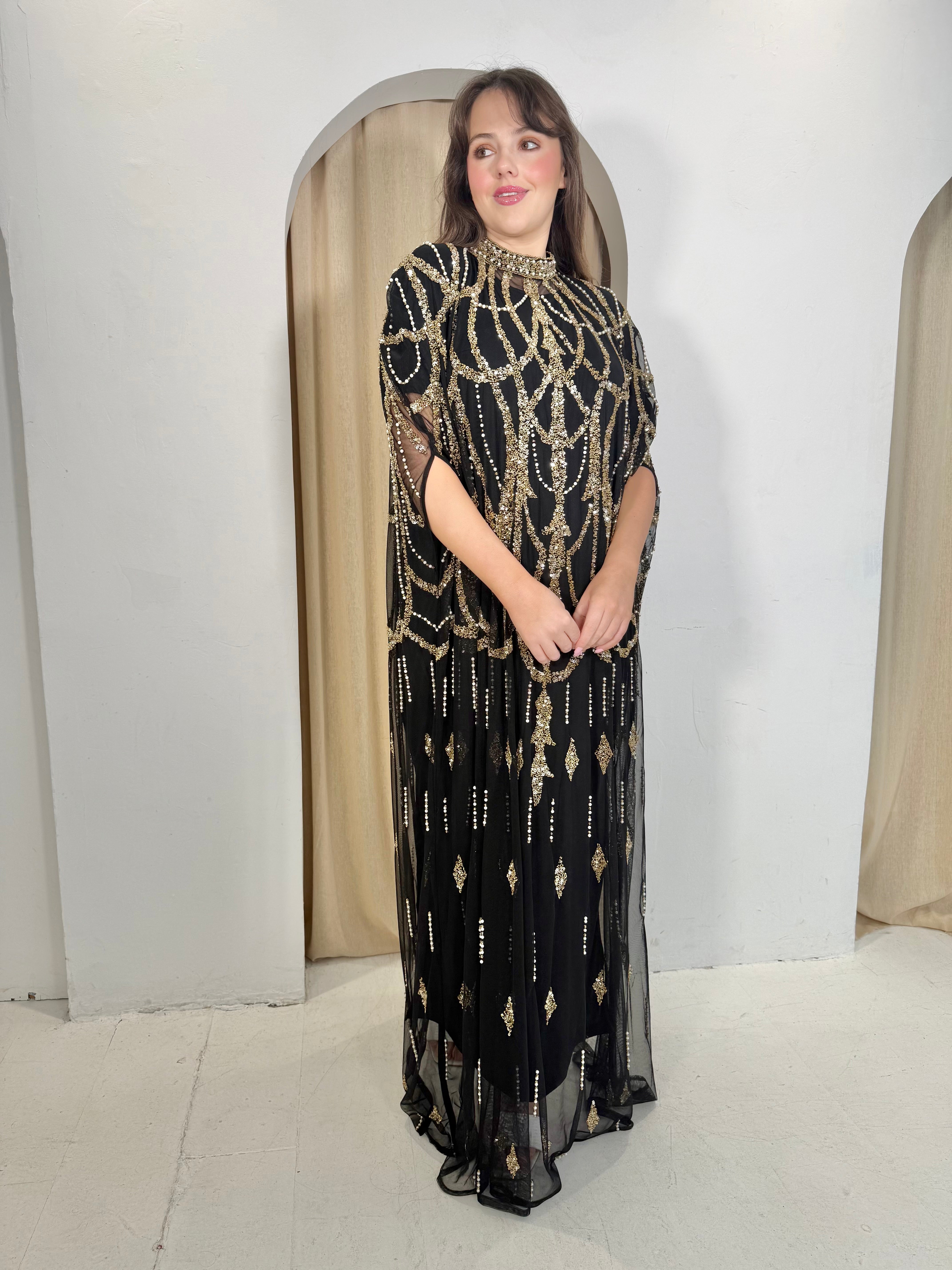 Jumana Embellished Abaya/Dress