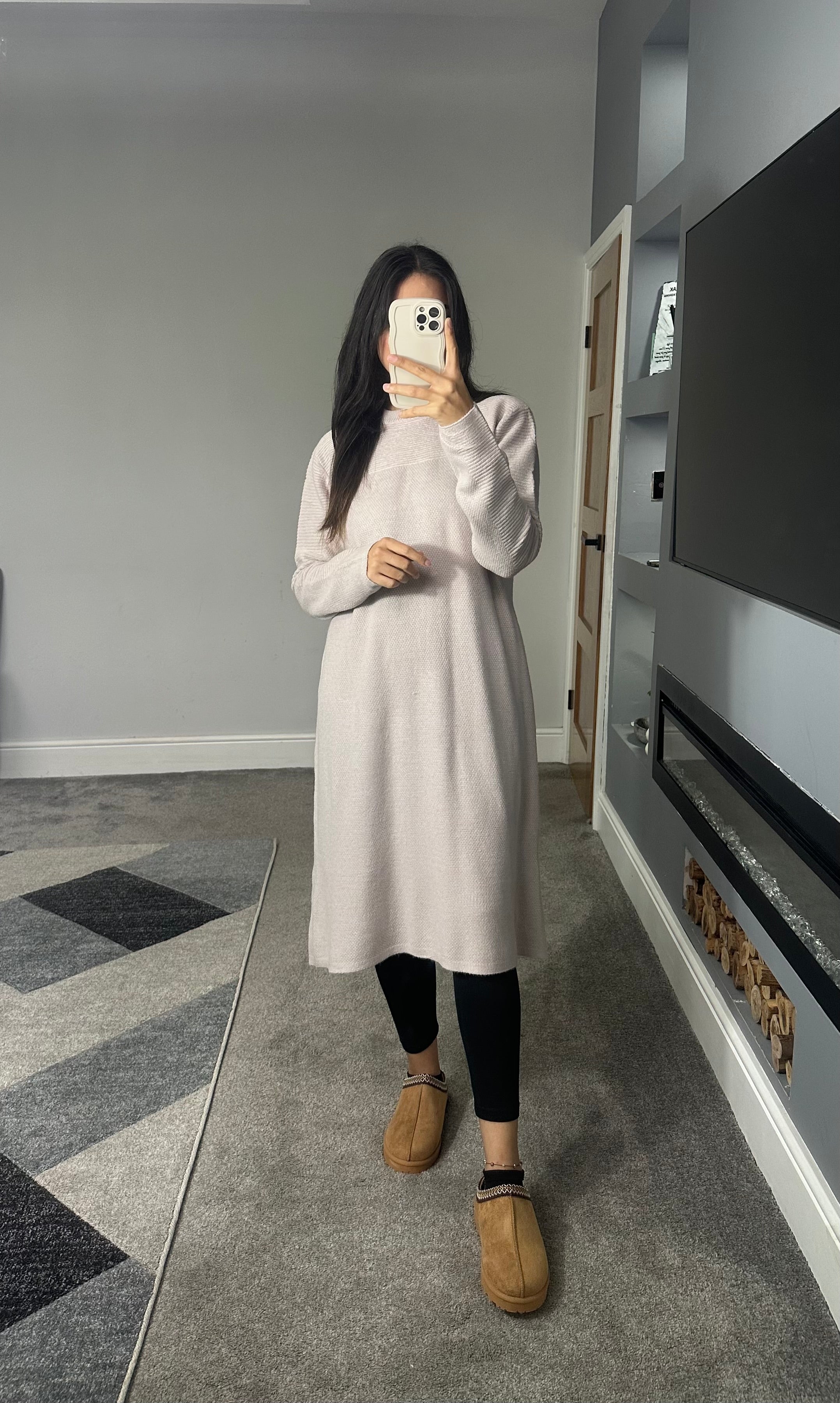 Leena Soft knitted jumper dress