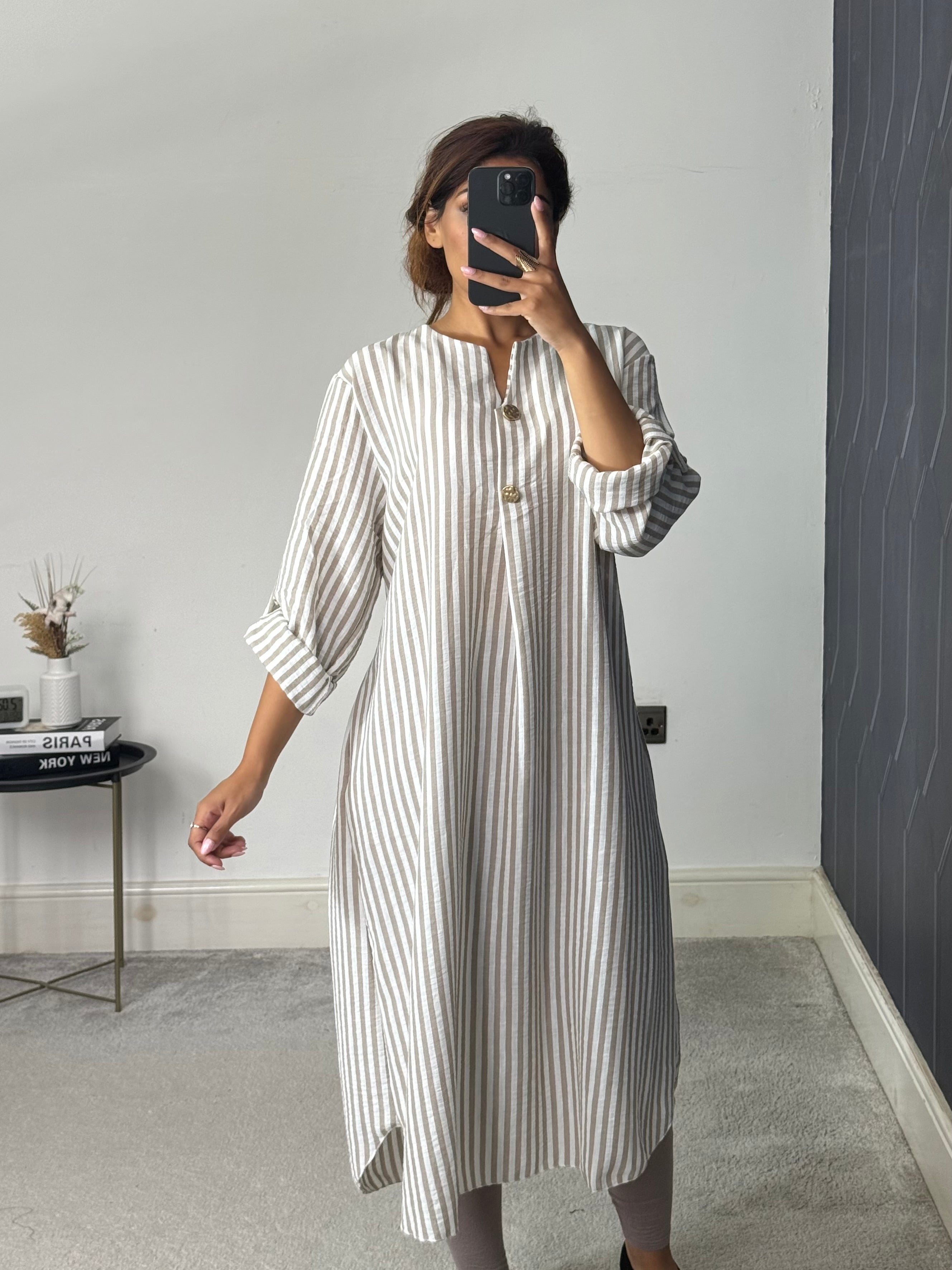 Zareen Stripe Dress