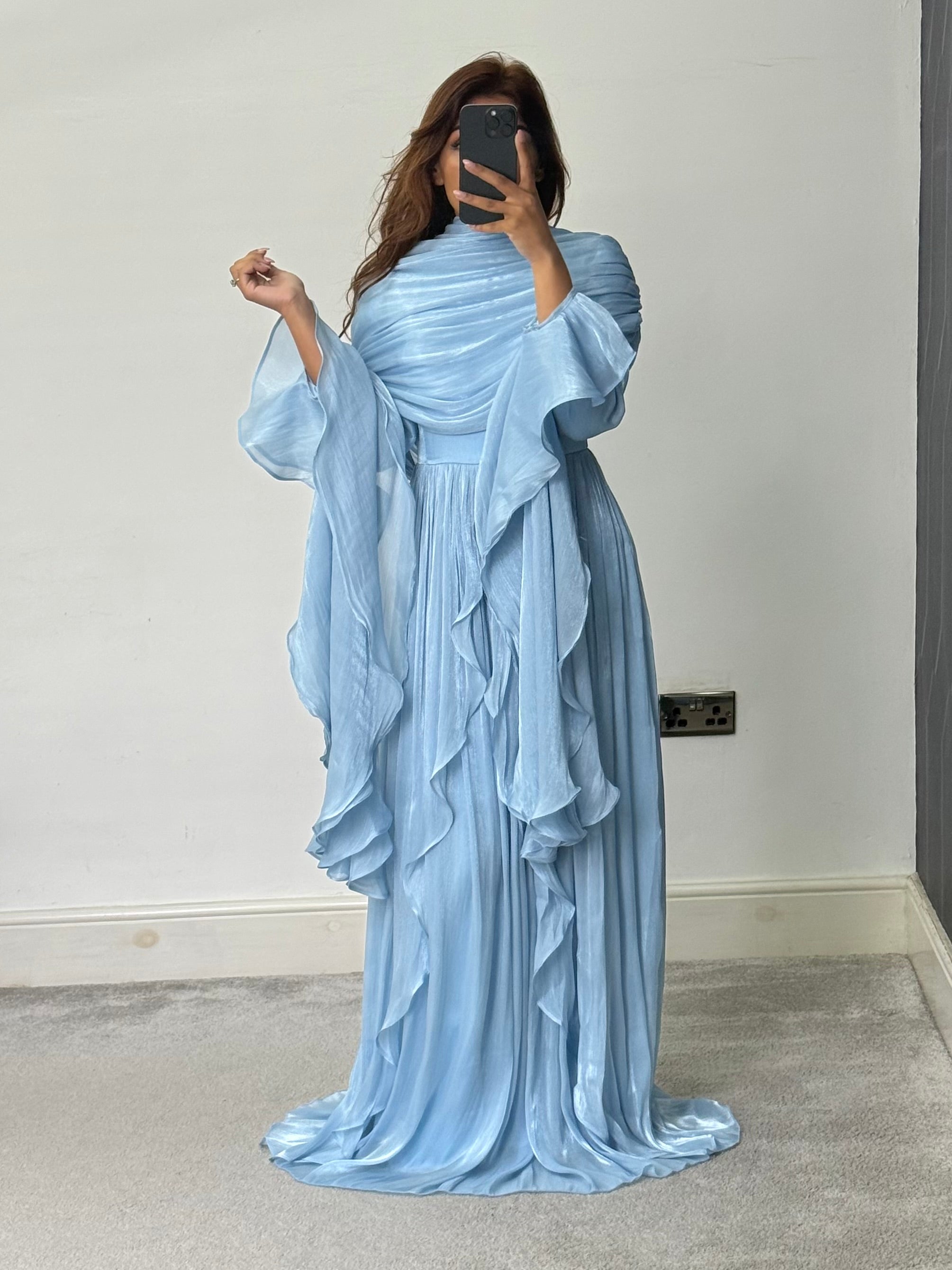 Liyana Modest Dress Blue