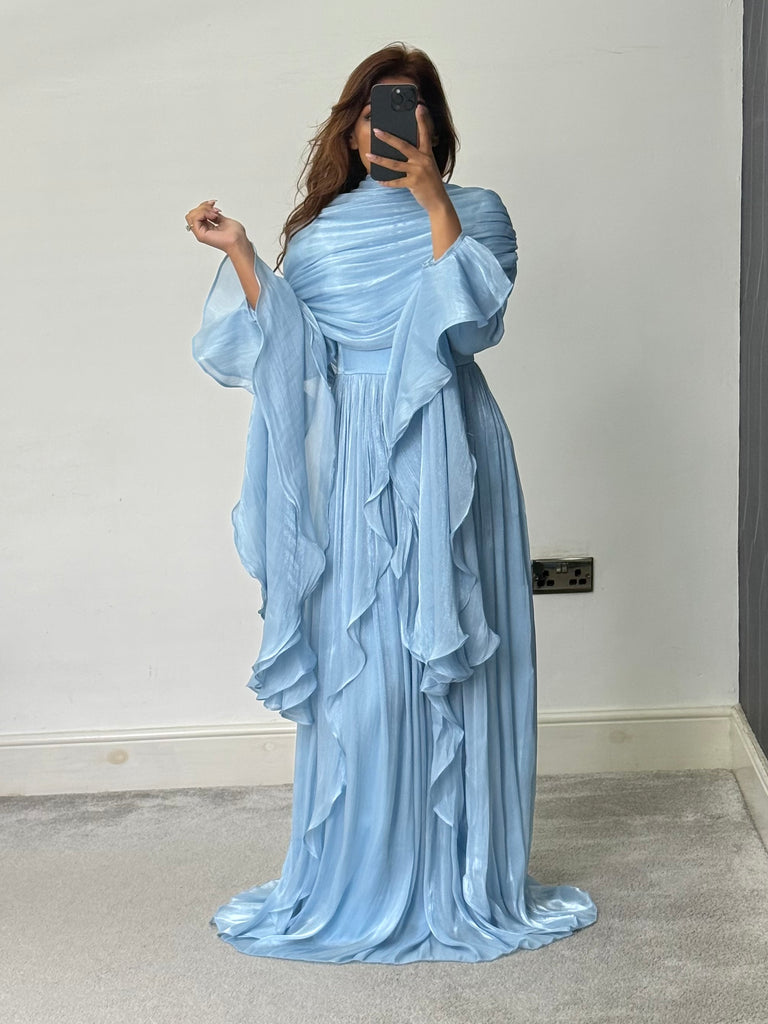 Liyana Modest Dress Blue