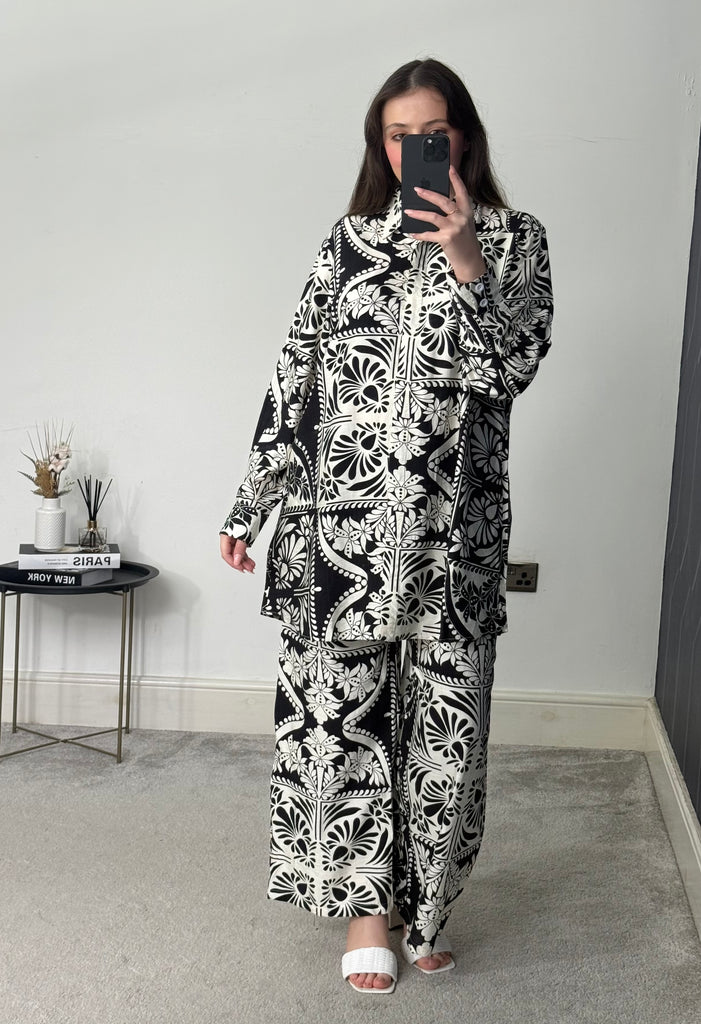 Printed 2 pieces co-ord set