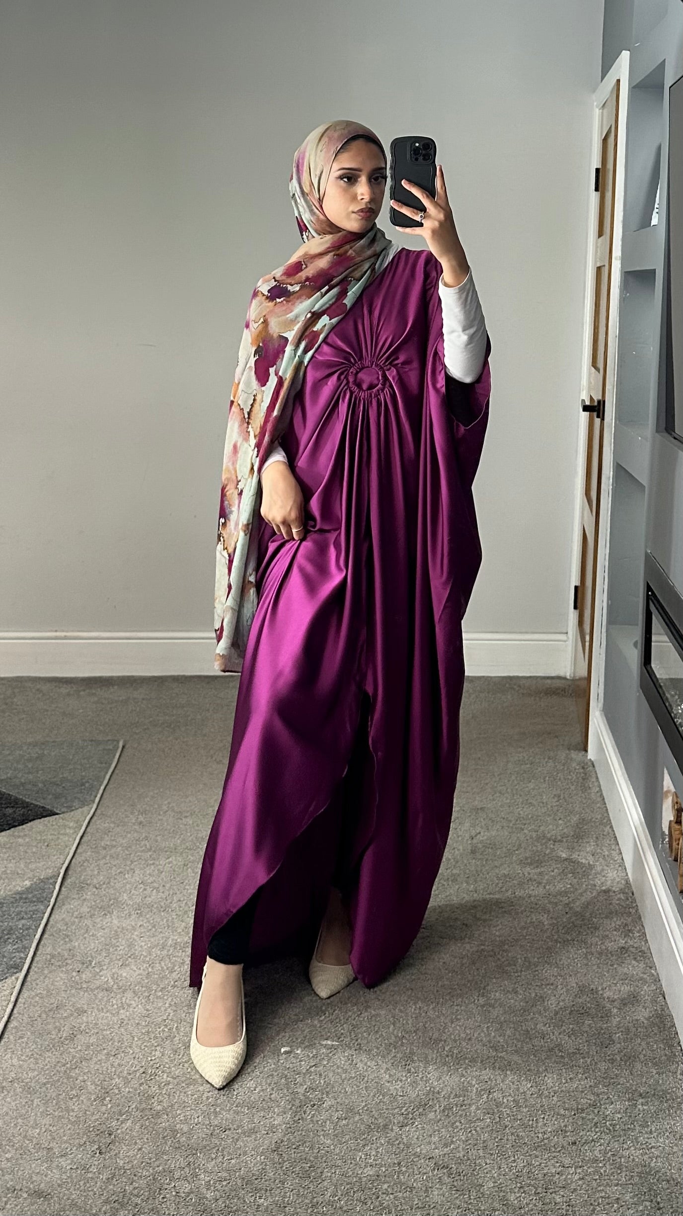 Aysel Satin Kaftan