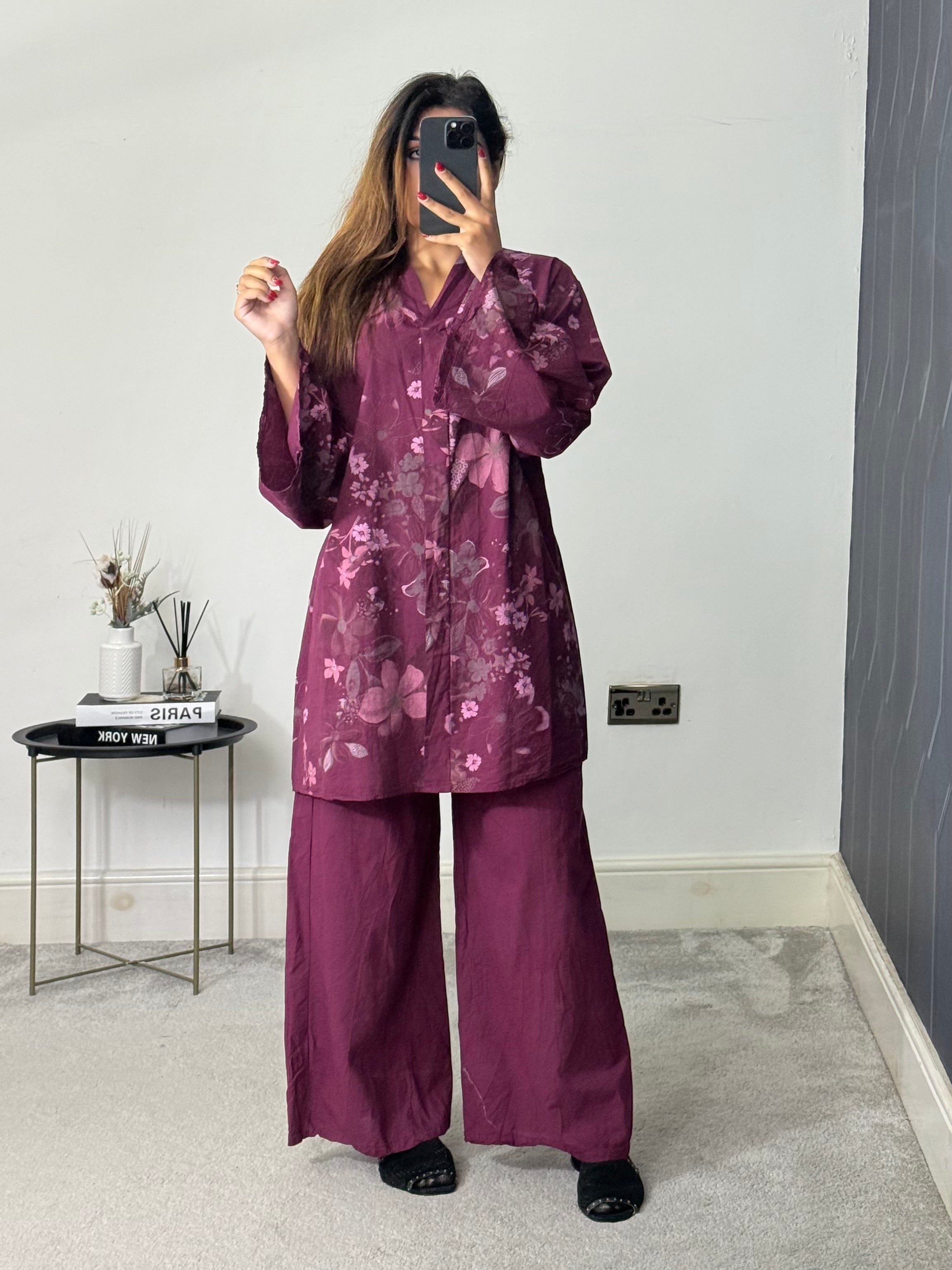 Luna Floral 2 piece Co ord set