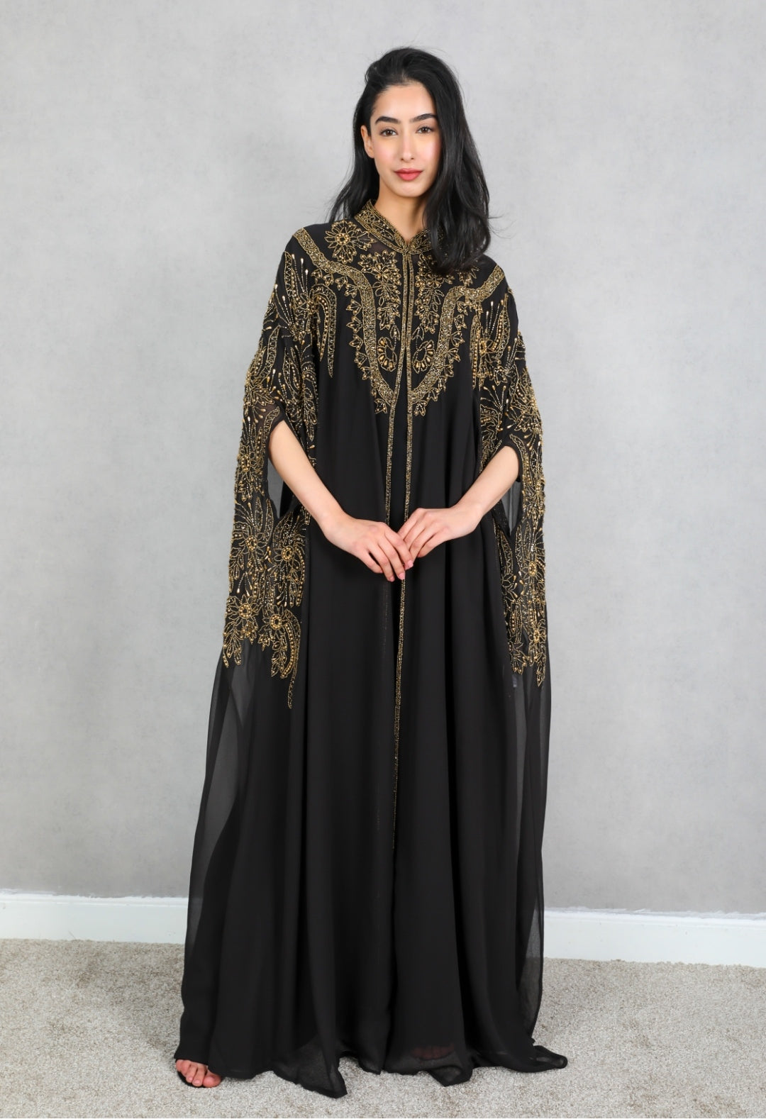 Jumanah Luxurious Cape Style Abaya