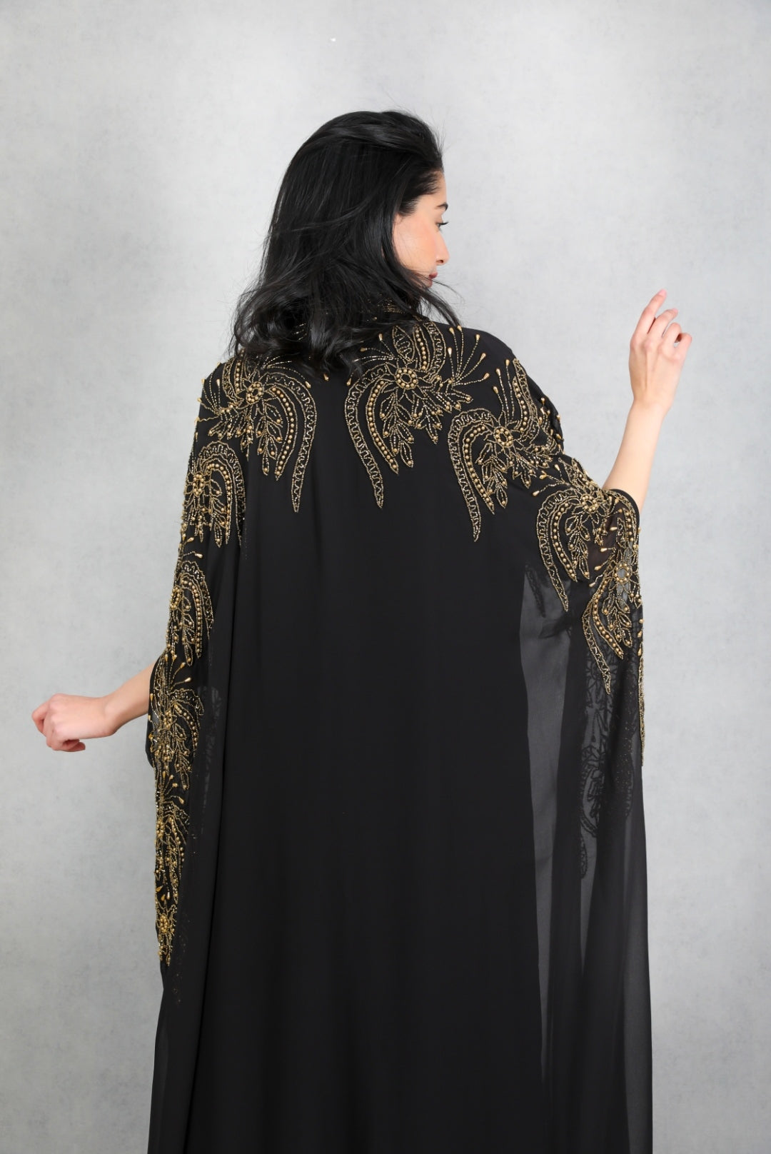 Jumanah Luxurious Cape Style Abaya