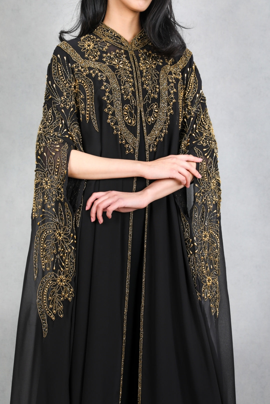 Jumanah Luxurious Cape Style Abaya