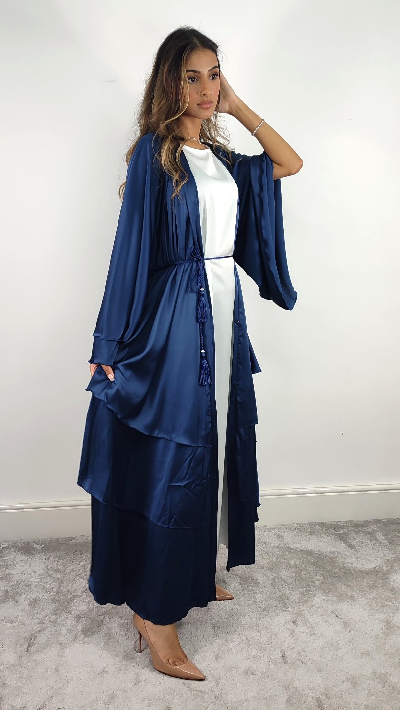 Layered Abaya (Blue)