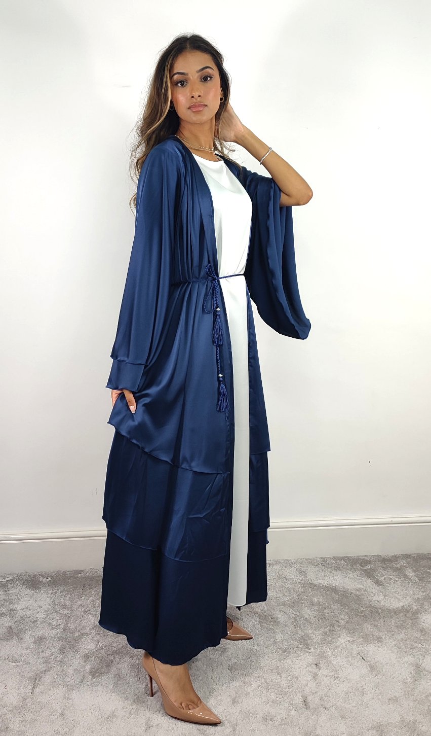 Layered Abaya (Blue)