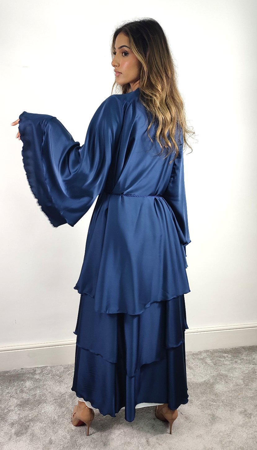 Layered Abaya (Blue)