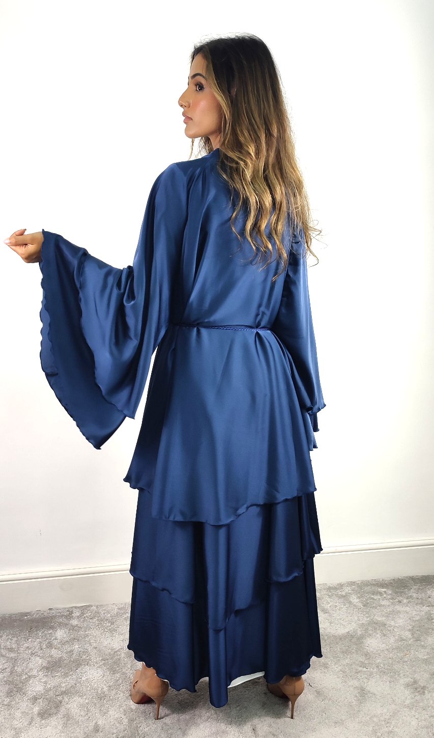 Layered Abaya (Blue)