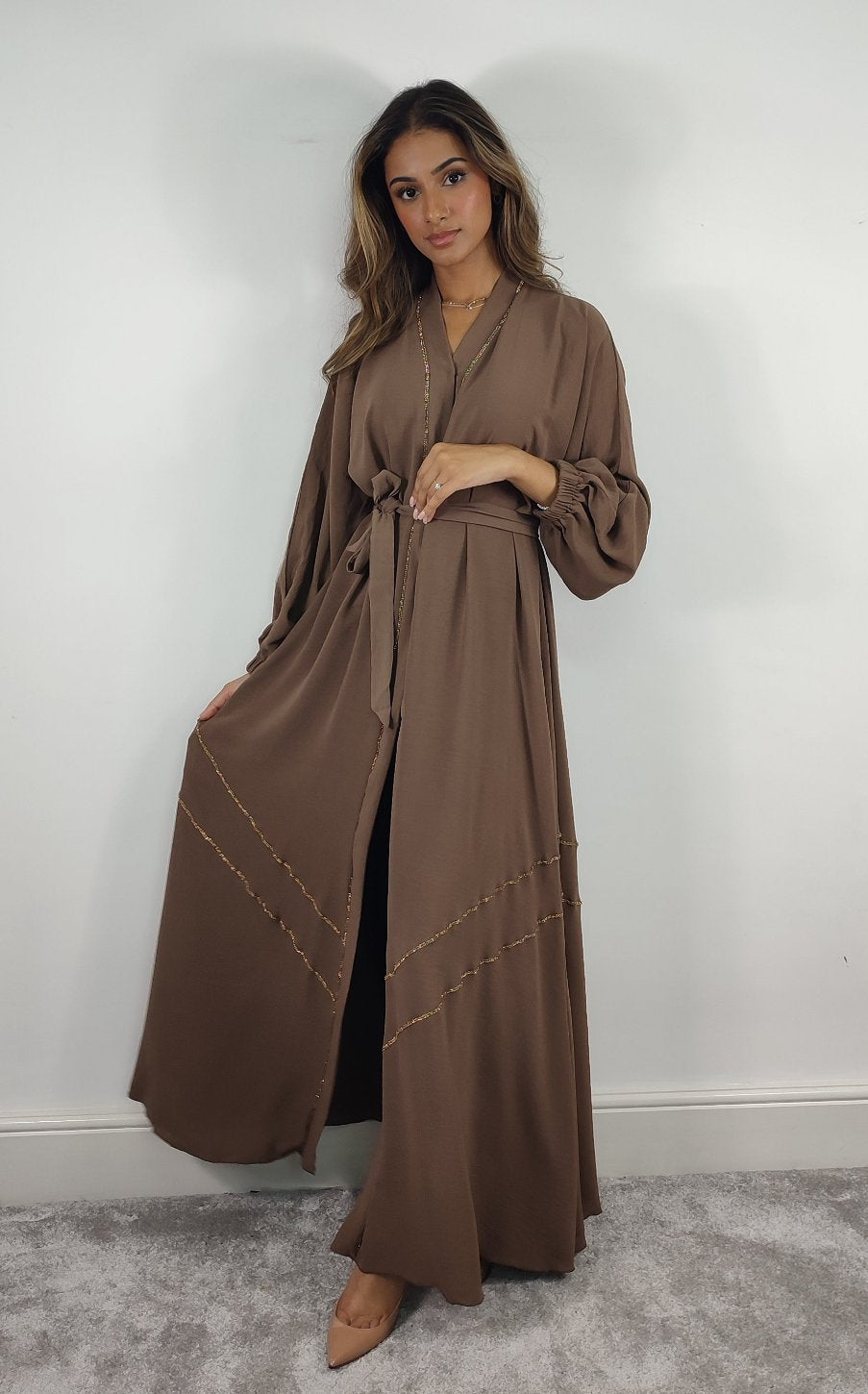 Falak Brown Abaya