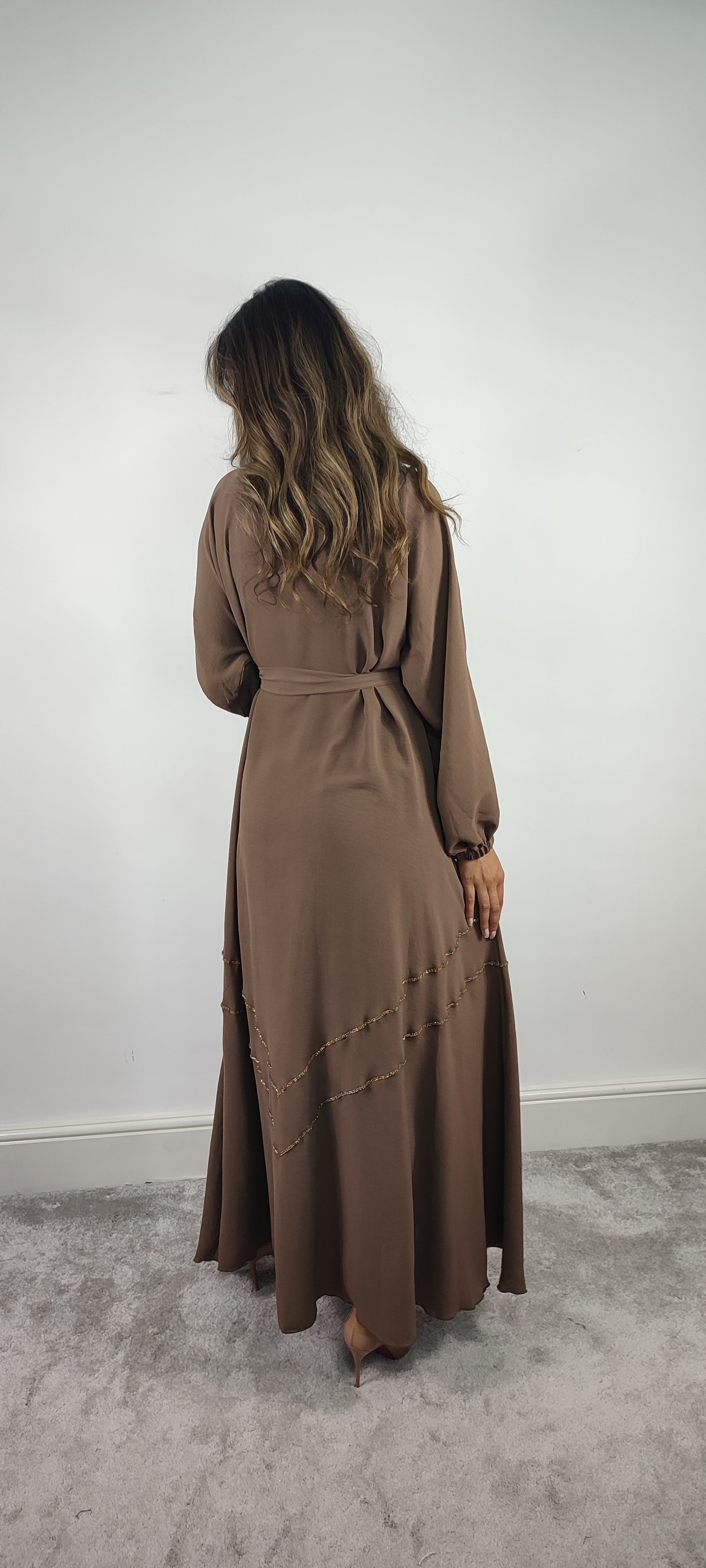 Falak Brown Abaya