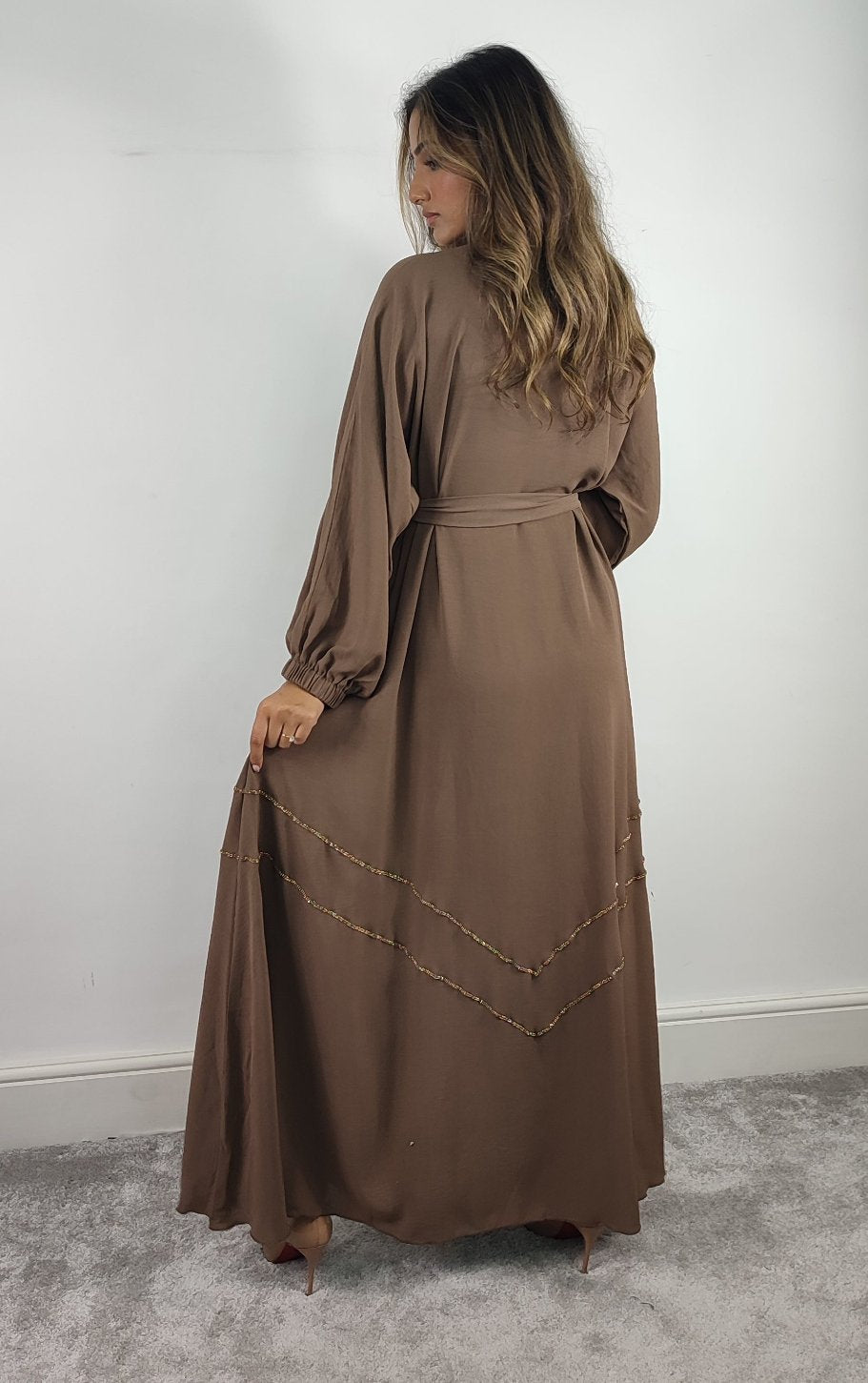 Falak Brown Abaya