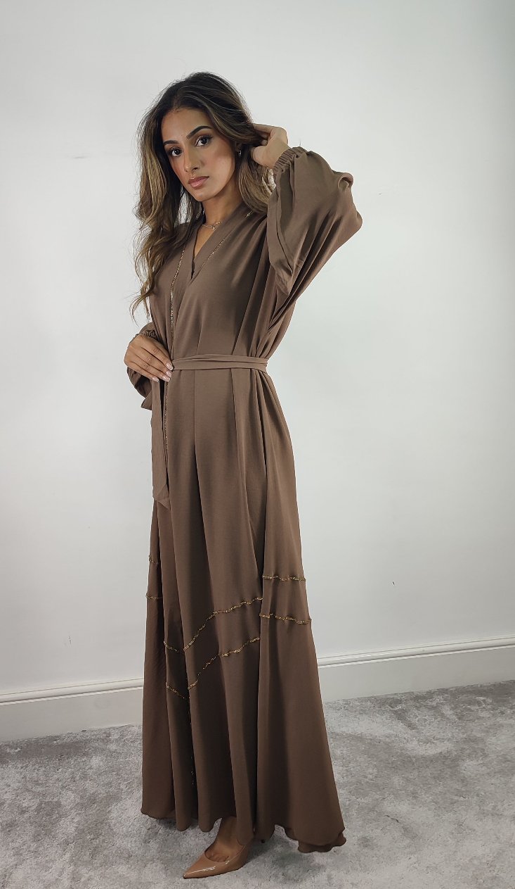 Falak Brown Abaya